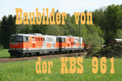 Bau auf der Kochelseebahn im Mai 2006