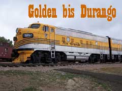 Denver - Golden - Georgetown - Leadville - Gunnison - Cimarron - Ridgeway - Telluride - Dolores